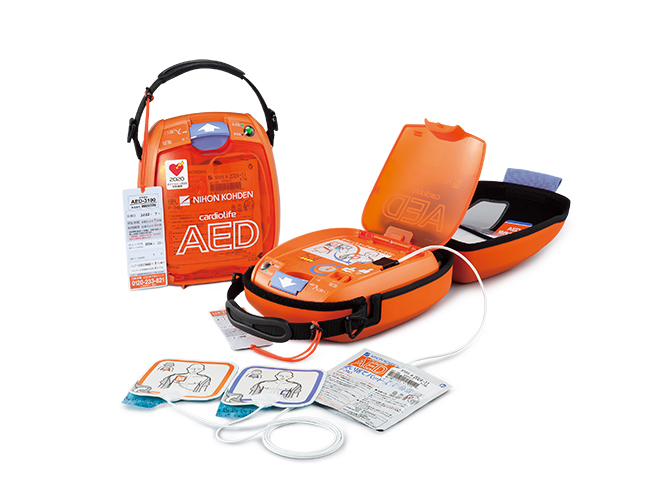 自動体外式除細動器 AED-3100シリーズ カルジオライフ｜除細動器｜製品情報｜医療関係の皆様へ｜日本光電